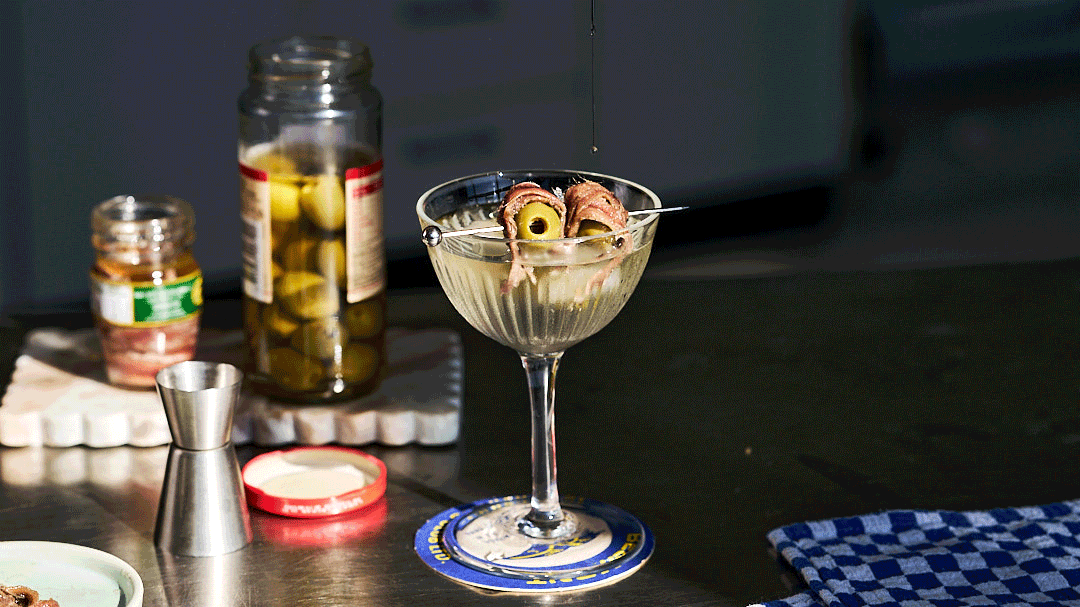 Anchovy Martini Cocktail Recipe