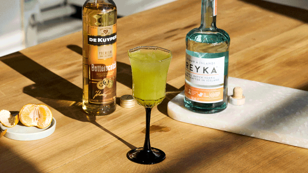 Matcha Butterscotch Cocktail Recipe