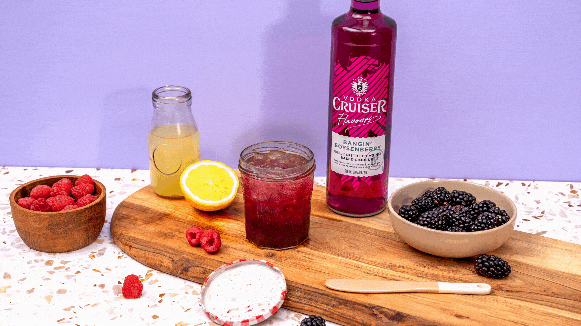 Boysenberry Jam Bramble Cocktail Recipe