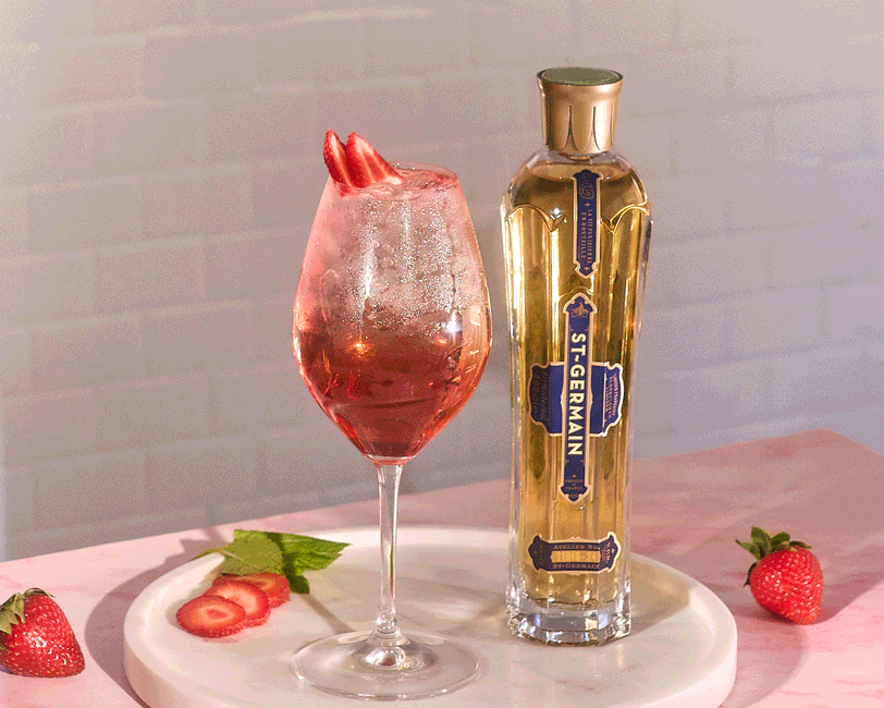 Blushing Hugo Spritz Recipe