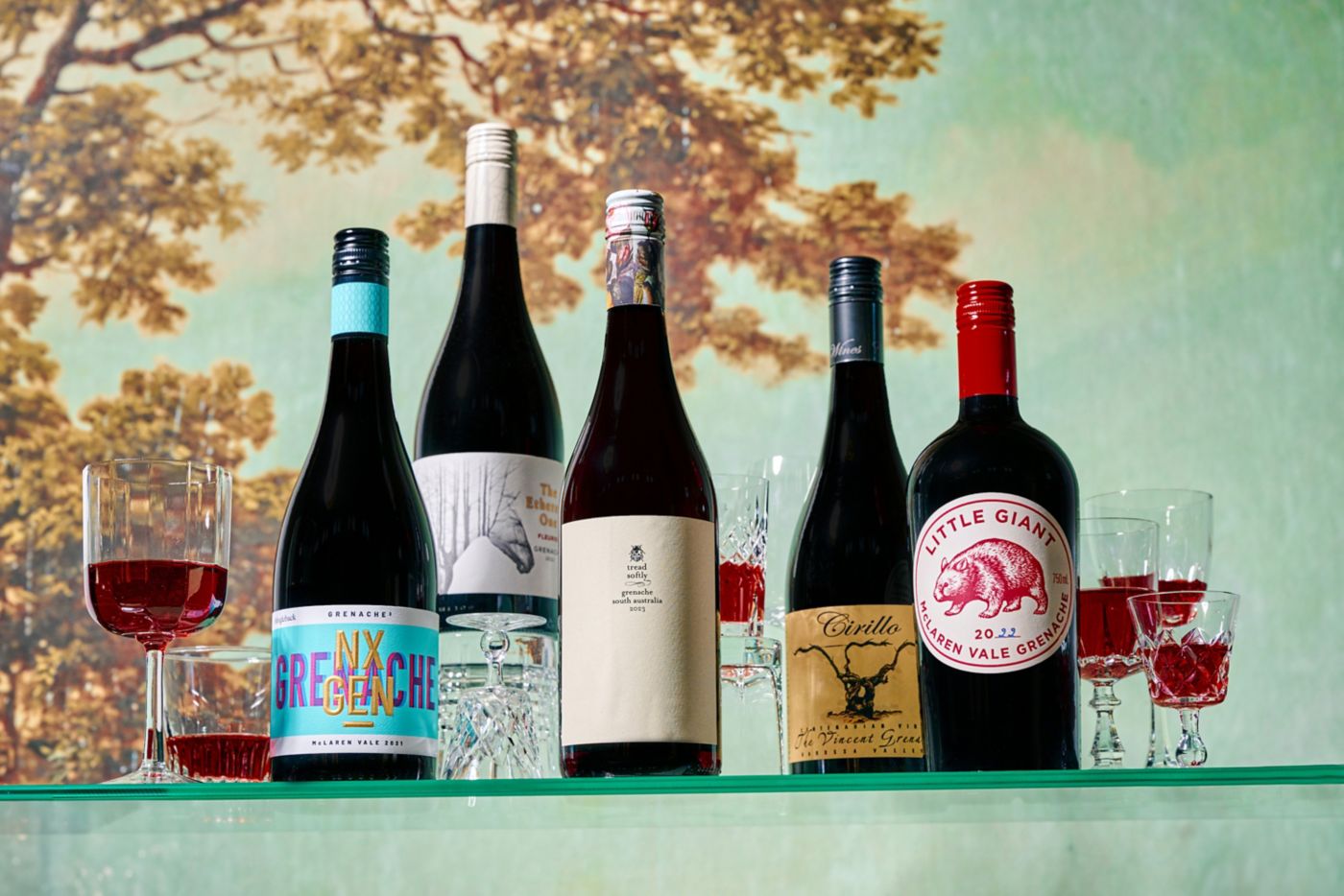 A line-up of Australian grenache spanning various styles
