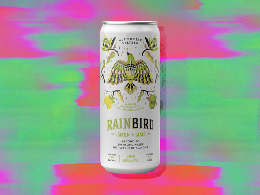 Rainbird Lemon & Lime Alcoholic Seltzer 6%