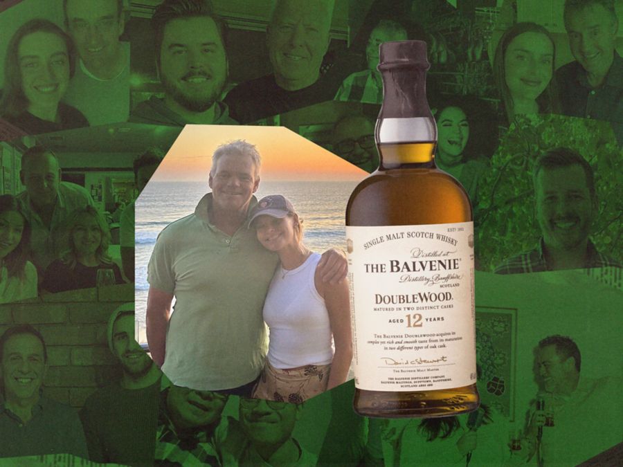 A bottle of Balvenie 12 Year Old DoubleWood Scotch Whisky