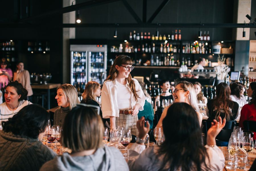 An event for Mixhaus, which supports womxn working in hospitalty 