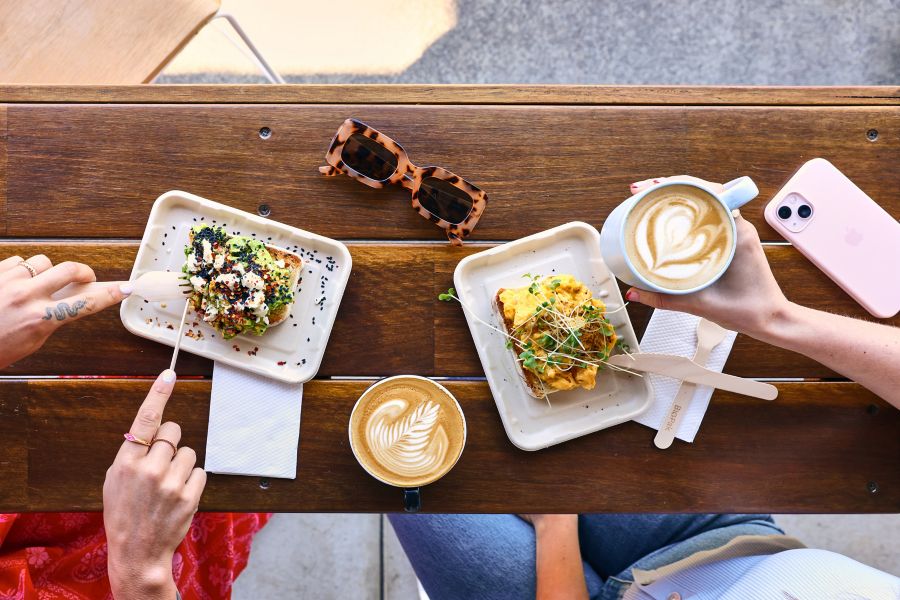 Breakfast at the WEST Coffee Co Espresso Bar