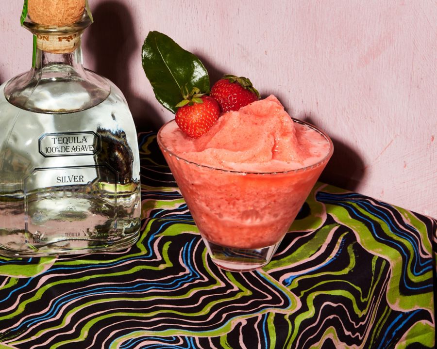 A Frozen Strawberry Margarita
