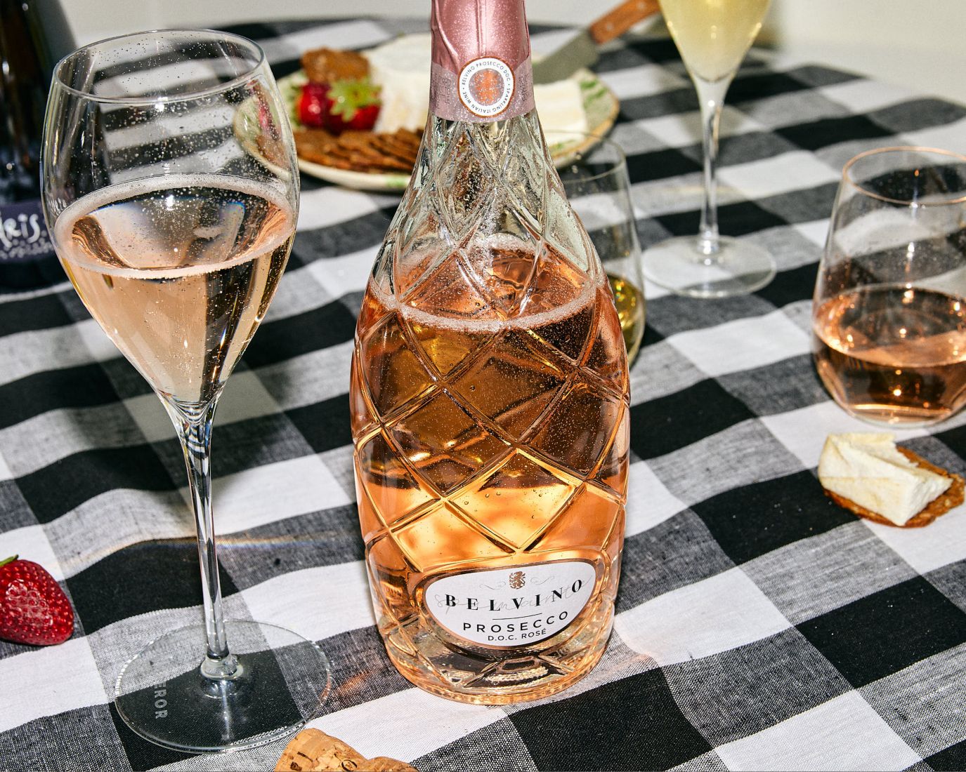 The Belvino Prosecco is a lovely Italian rosé prosecco