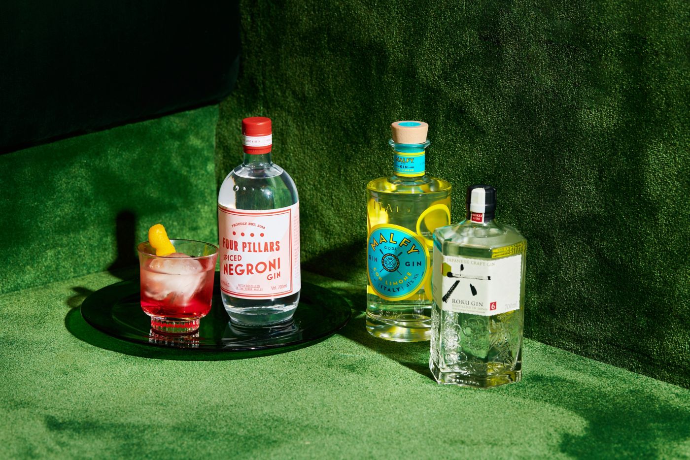 Three top gins from Australia, Italy and Japan   