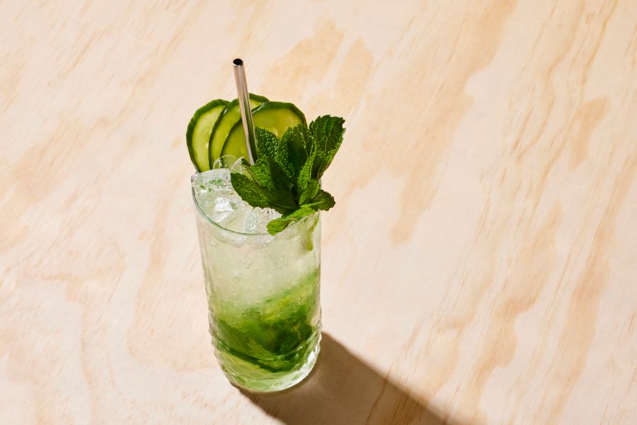 The refreshing Non-Alcoholic Cucumber Mojito