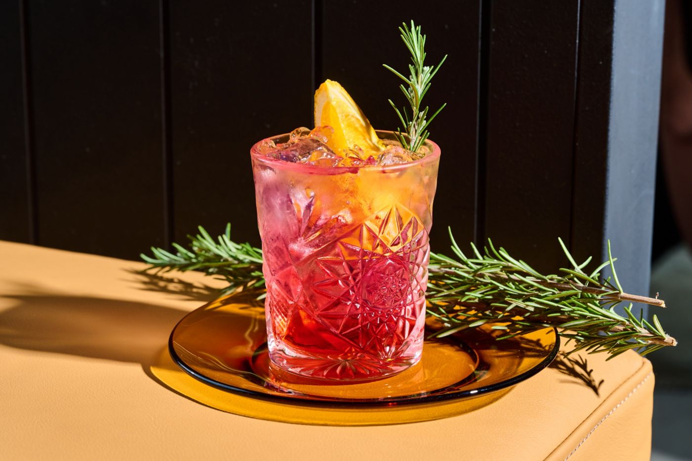 The Blood Orange non-alcoholic Spritz