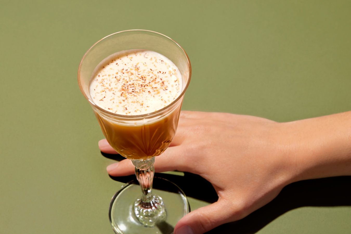 Christmas Whiskey Flip cocktail recipe