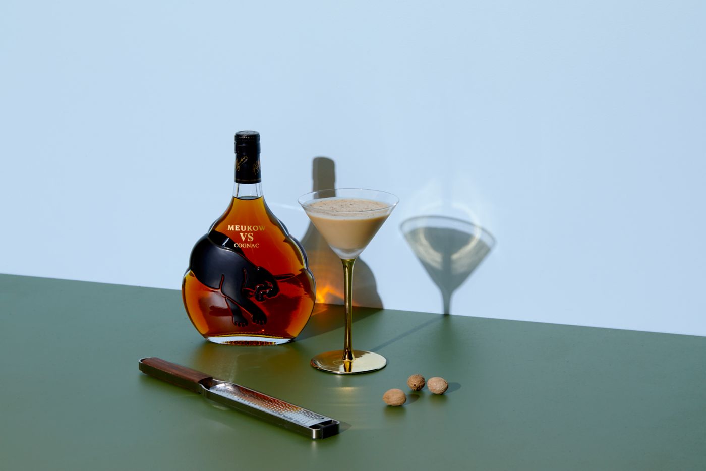 The Brandy Alexander in a martini glass