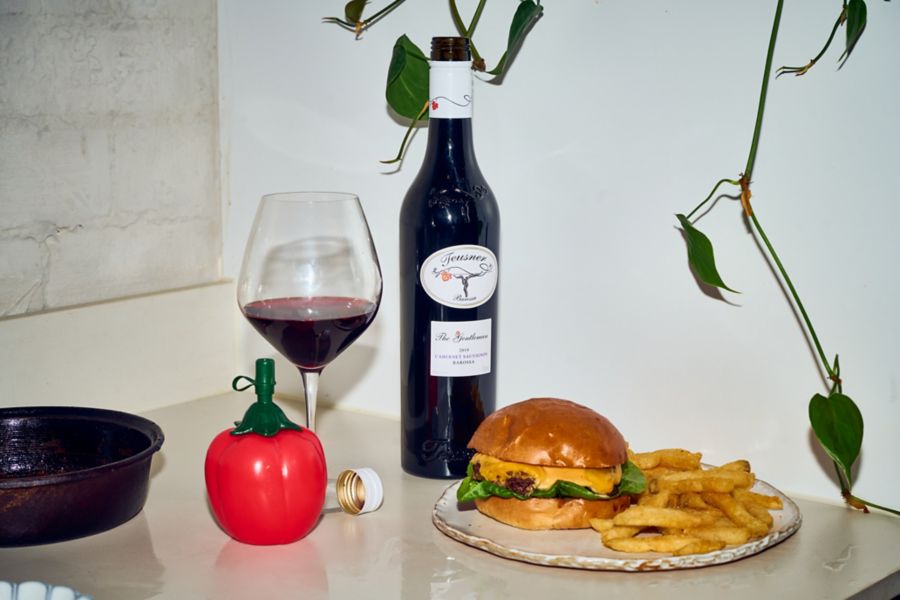 Burgers can be a great pairing for cabernet sauvignon