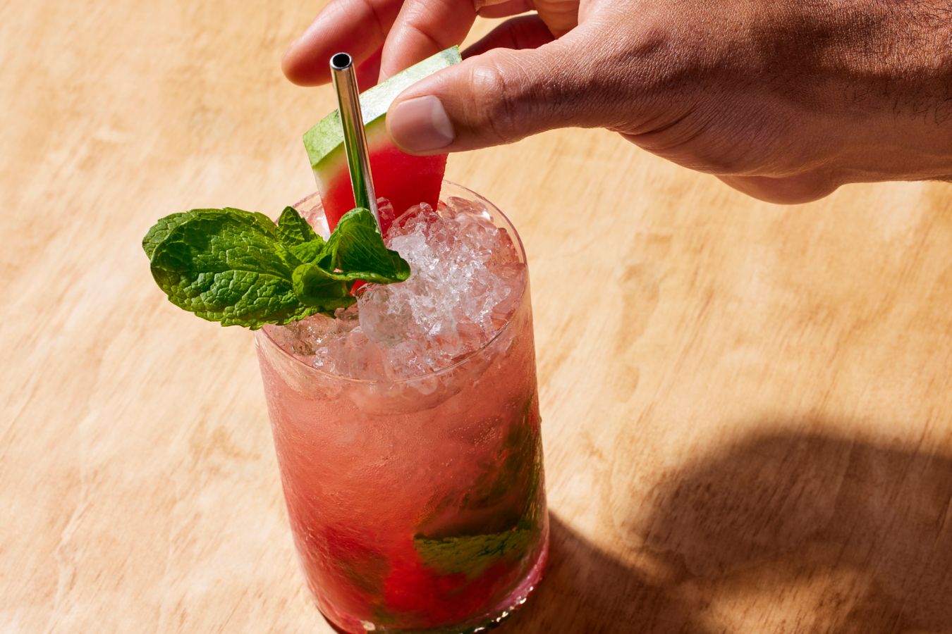 Watermelon Mojito cocktail recipe