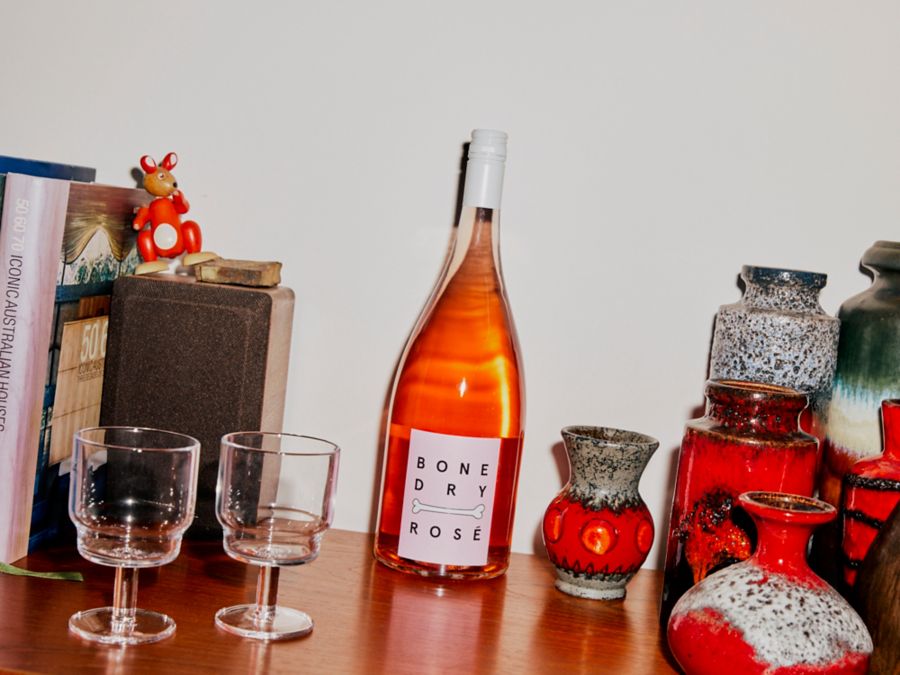 A magnum of the Bone Dry Rosé