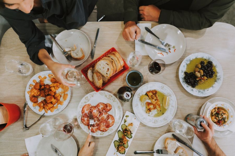 Dishes of regional Barossa produce