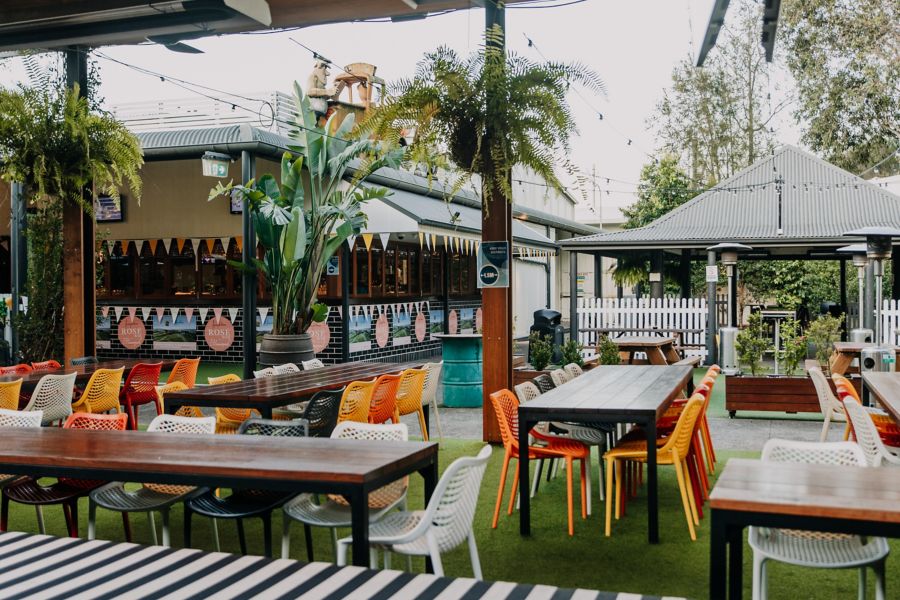 Outdoor area at The Ettamogah in Kellyville