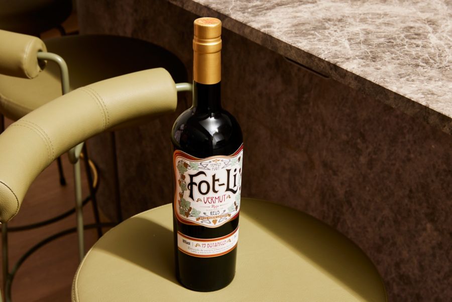 A bottle of Fot-Li Vermut Rojo, a top vermouth from Spain