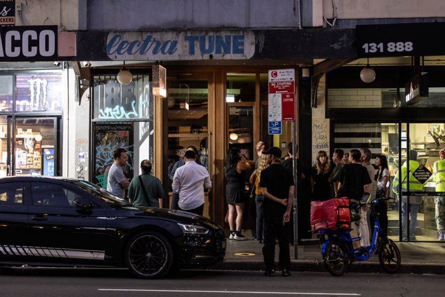 Outside new Sydney venue Bar Demo in Newtown