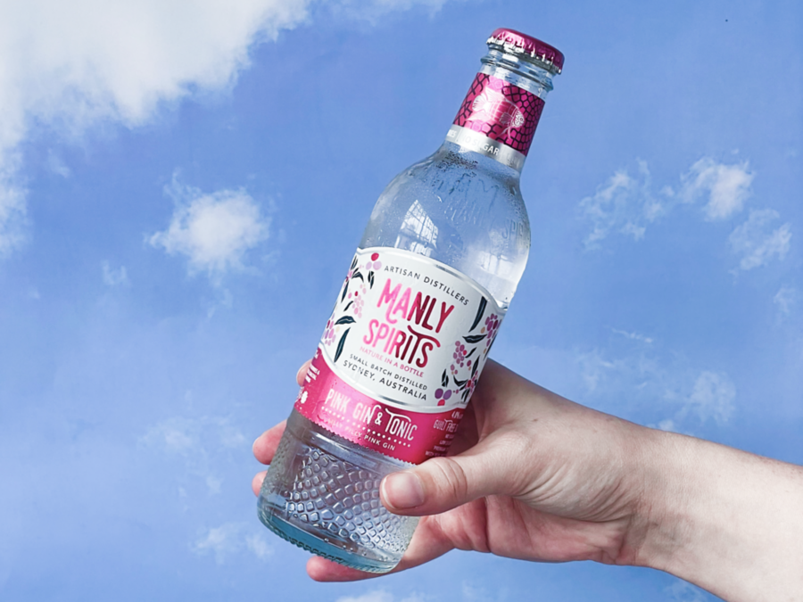 Manly Spirits Pink Lilly Gin & Tonic  64 cals
