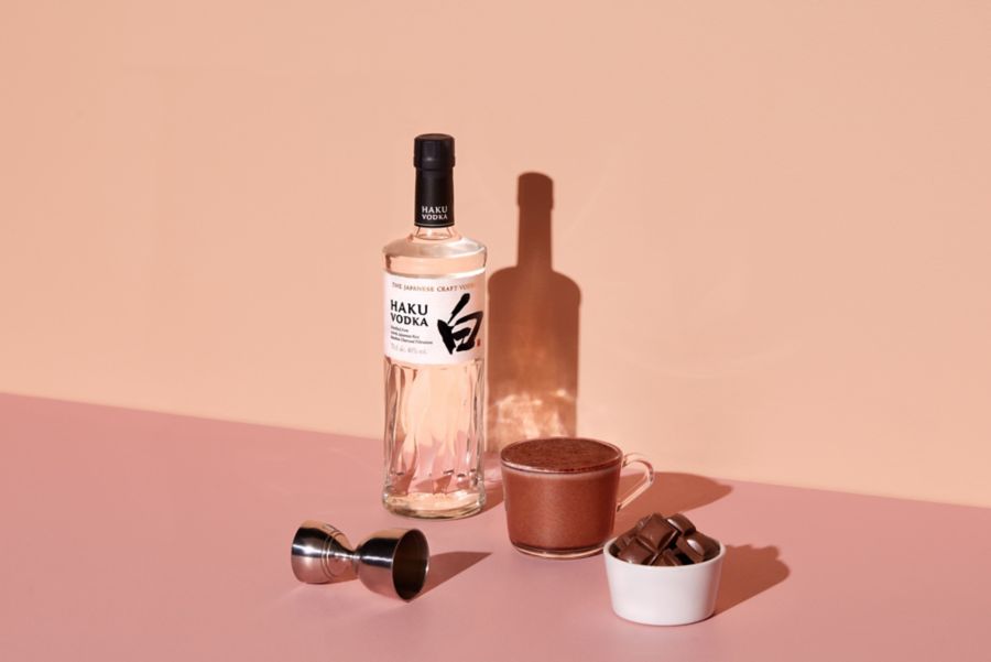 The Dan's Hot Chocolate includes rum and melted chocolate