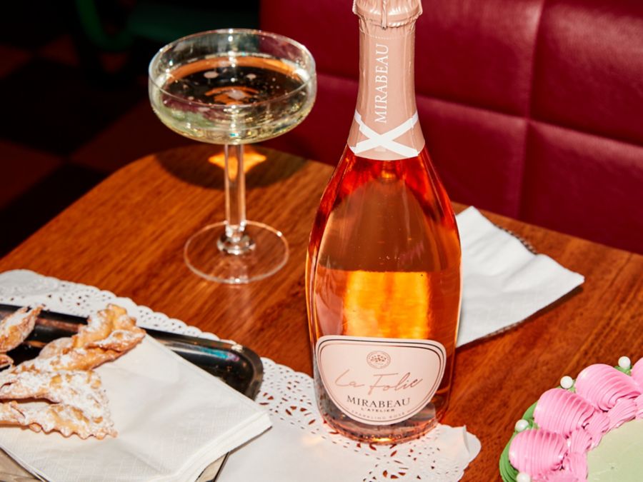 Divorce party with Mirabeau La Folie Rosé Sparkling Wine