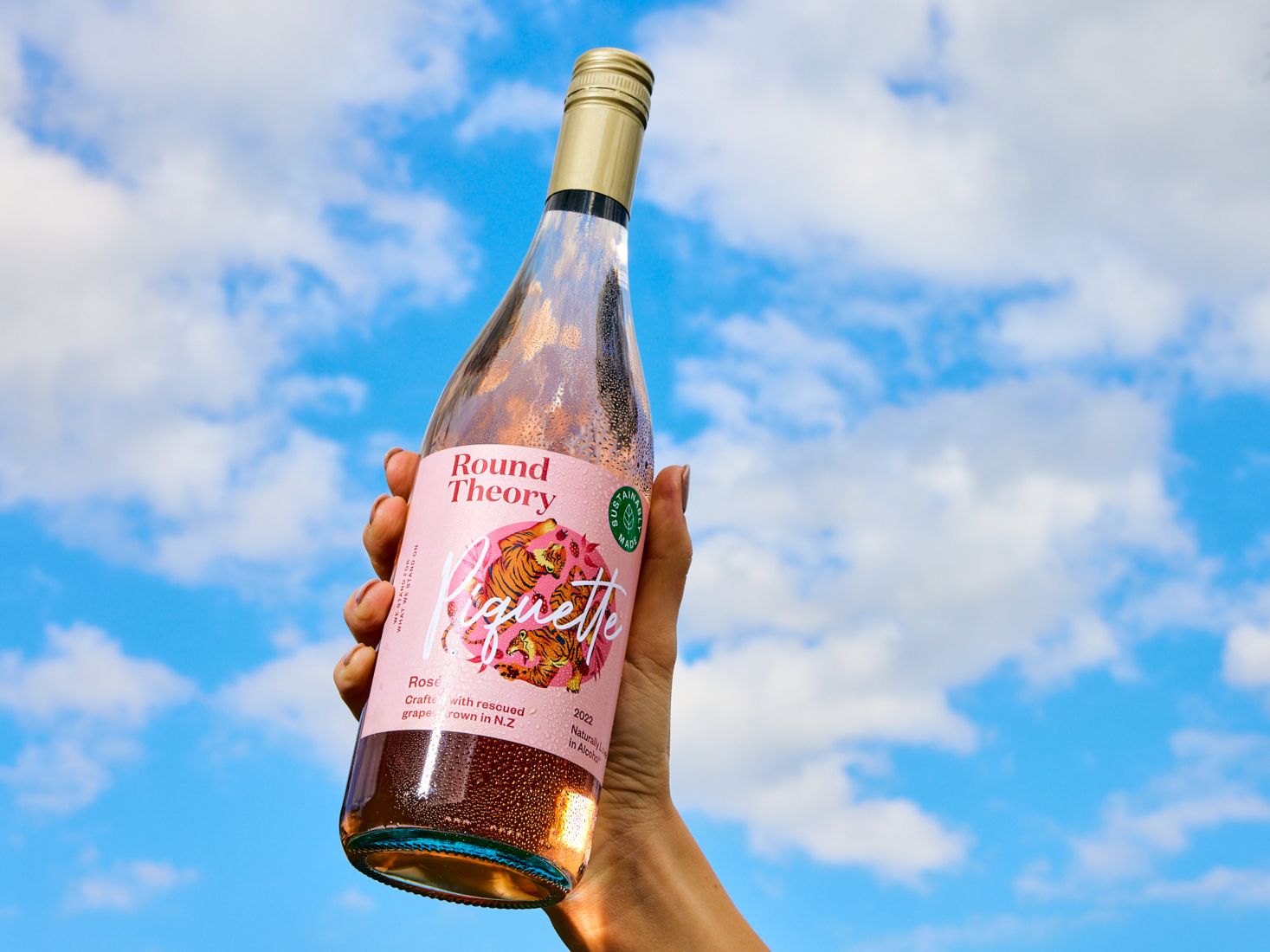 Bottle of Round Theory Piquette