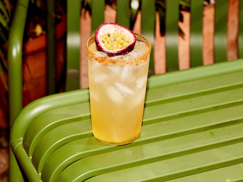 Spicy Mosey Margarita cocktail recipe