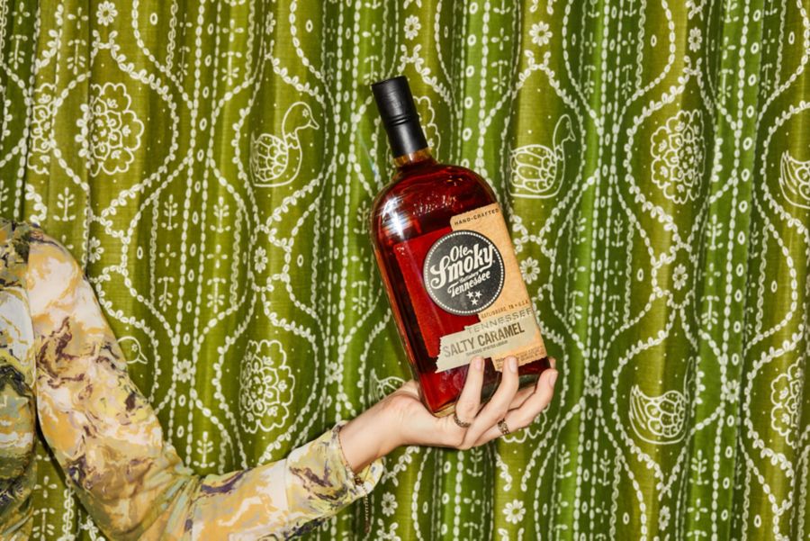 Bottle of Ole Smoky Tennessee Salty Caramel Liqueur