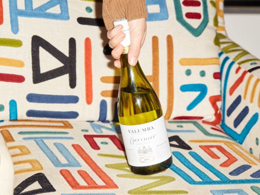 A bottle of the Yalumba Viognier