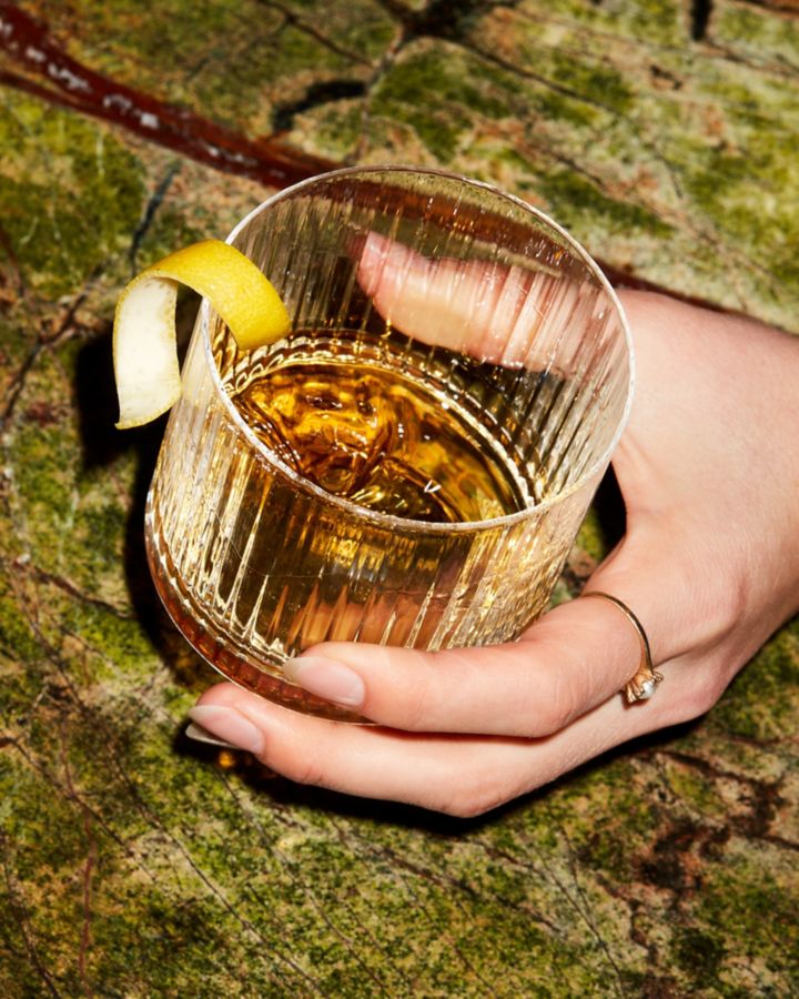 Bacon-Washed Old-Fashioned cocktail