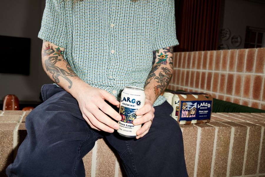 Largo Clean Lager in a can