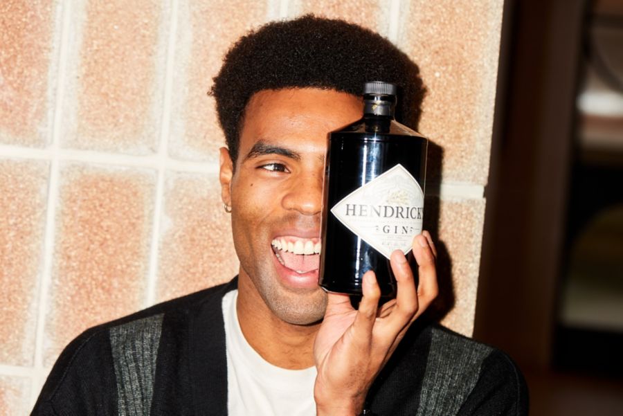 A bottle of Hendrick’s Gin