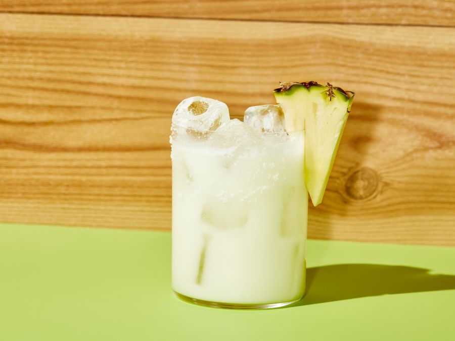 The Pineapple and Coconut Margarita is a little like a Pina Colada mixed with a Marg 