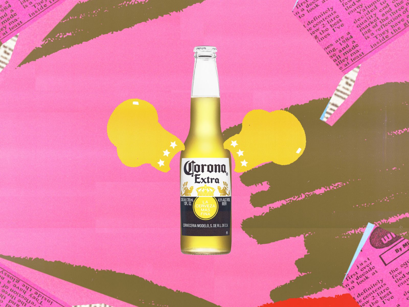 A bottle of Corona Extra