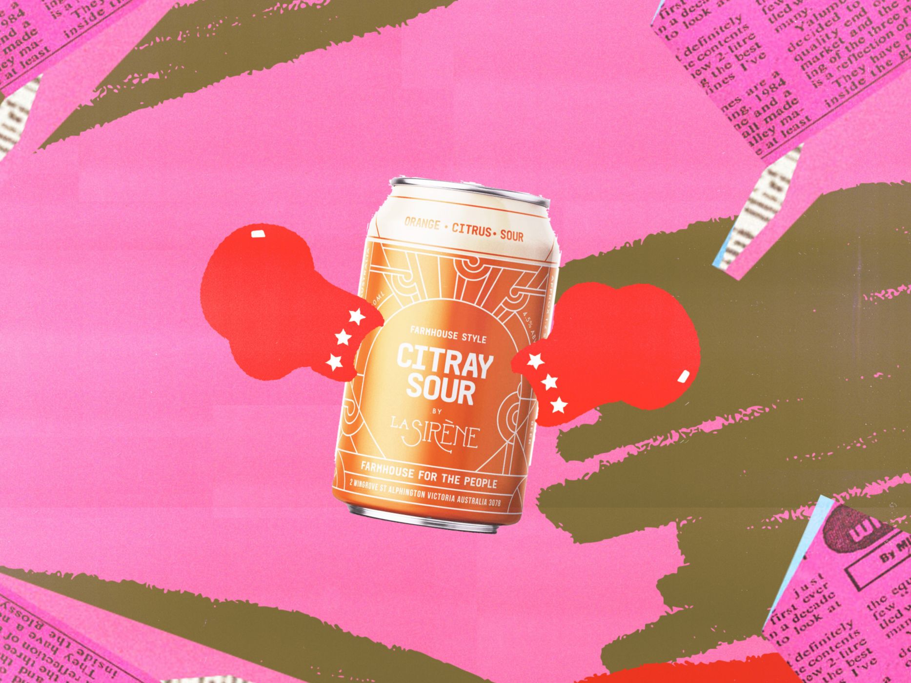 A can of La Sirene Citray Sour