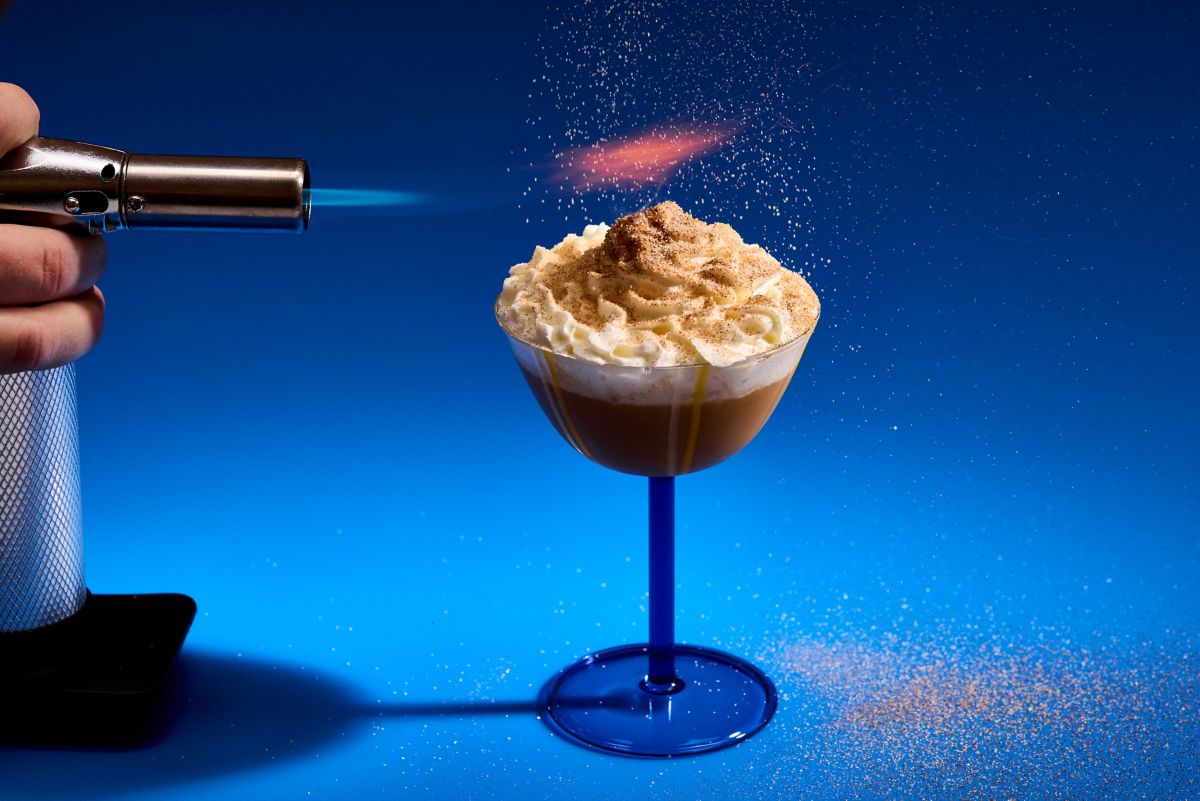 Torching The Sticky Date cocktail 