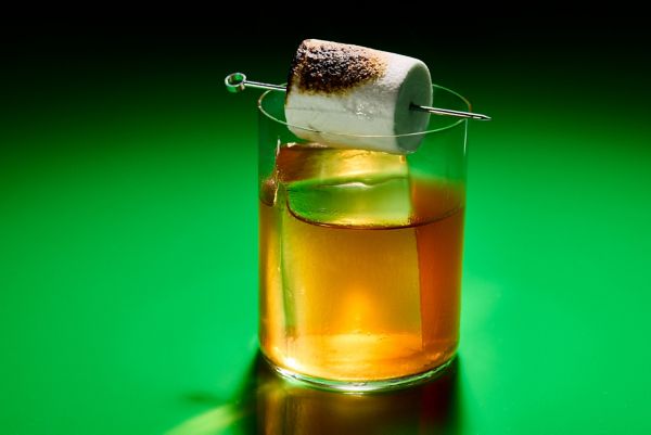 Toasted Marshmallow Old Fashioned cocktail recipe