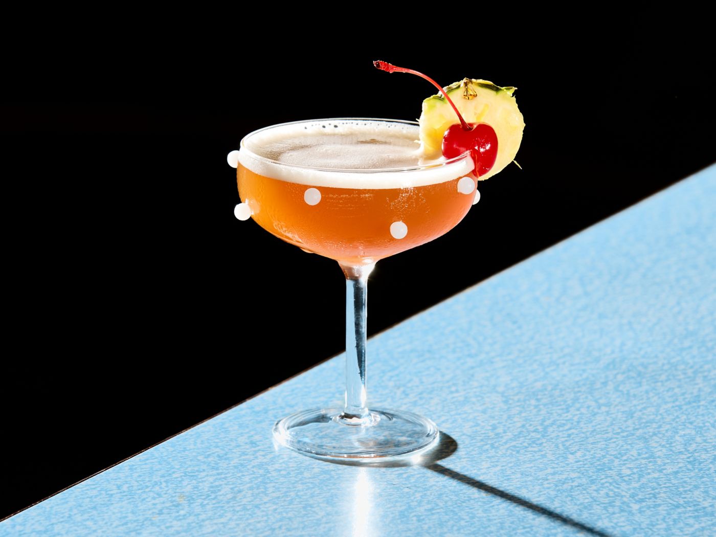 The Club Cocktail is a fruity and tropical drink