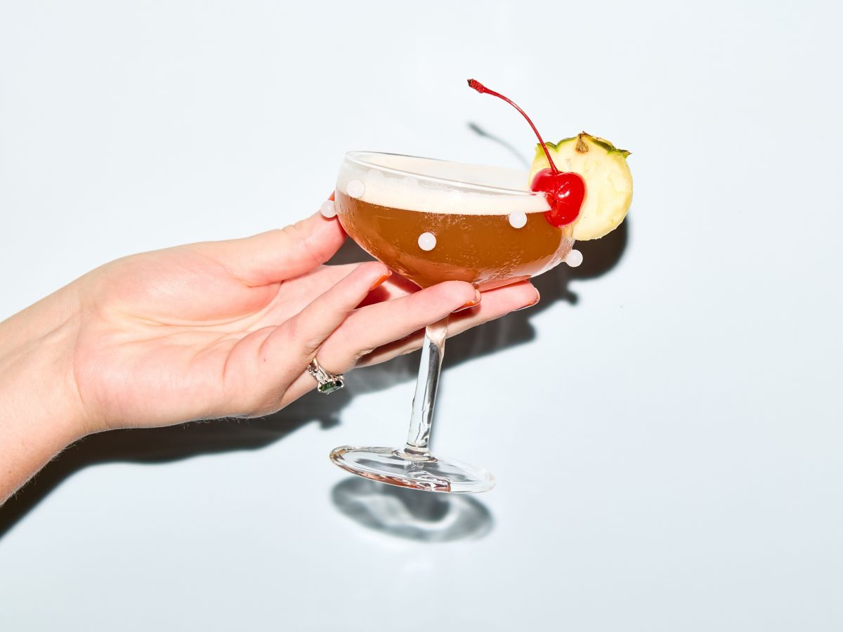 Holding the Club Cocktail