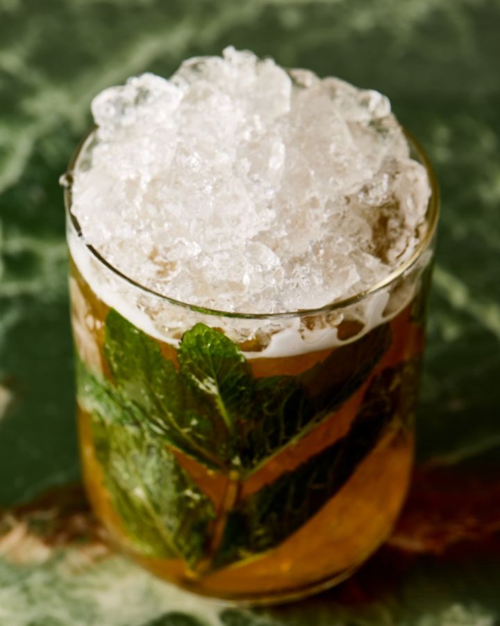 The Midnight Stinger is piled up with crushed ice