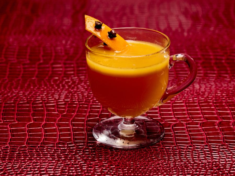 The Hot Buttered Rum is a warm, rich and tasty cocktail