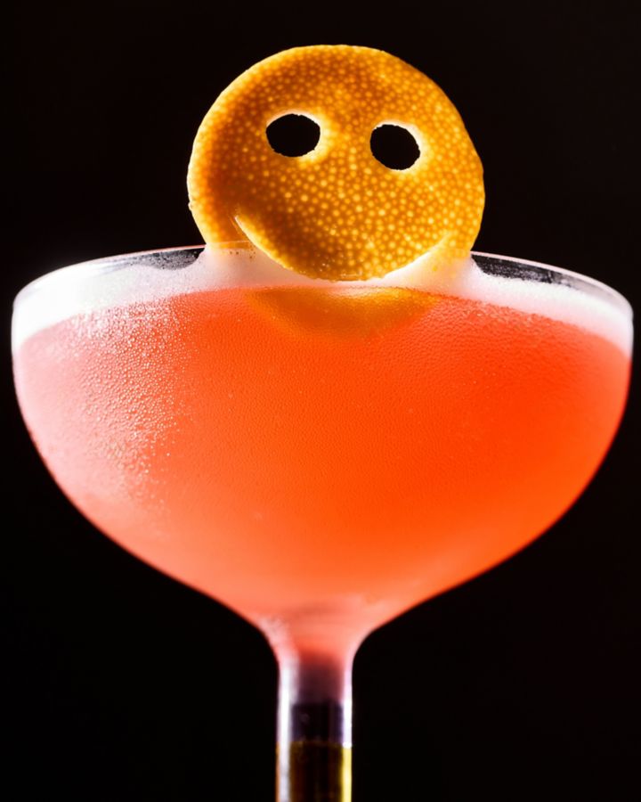 Get creative with your garnish in the Old Friend cocktail