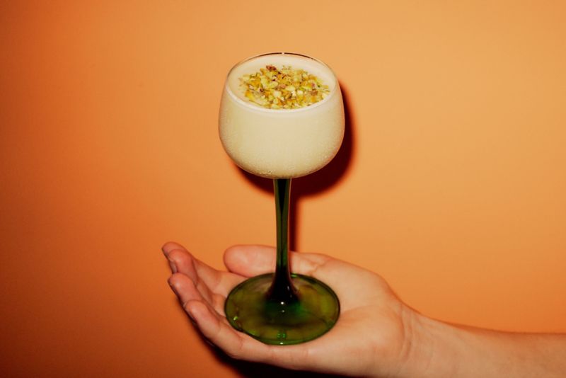Pistachio Maple Martini cocktail recipe