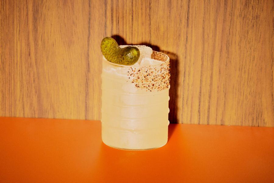 The Spicy Pickle Margarita
