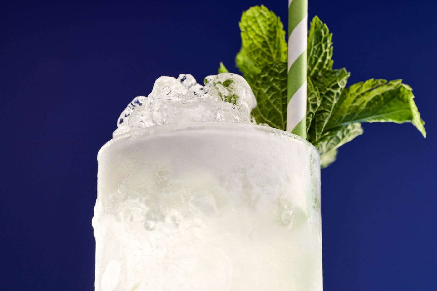 The Coconut Mojito has a layer of coconut cream on top