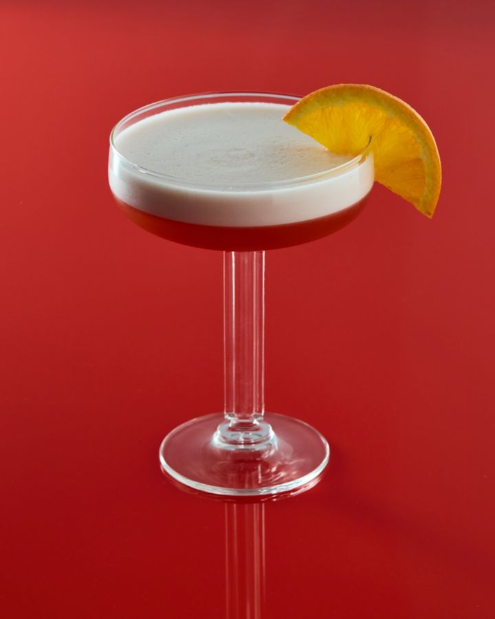 The frothy Negroni Sour is a sweeter, fresher take on the Negroni