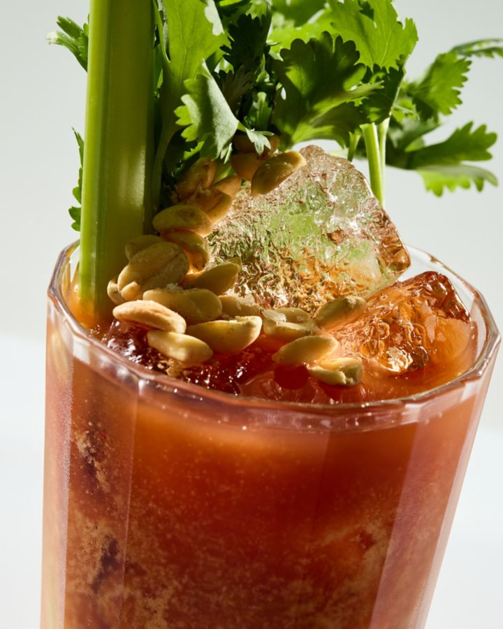Garnishes in the Satay Mary make all the difference 