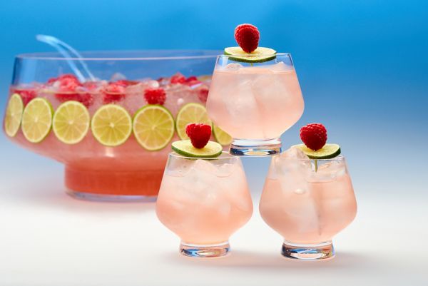 16. Raspberry Tequila Sangria cocktail recipe