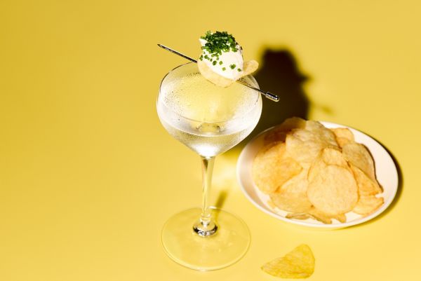 11. Salt and Vinegar Martini cocktail recipe